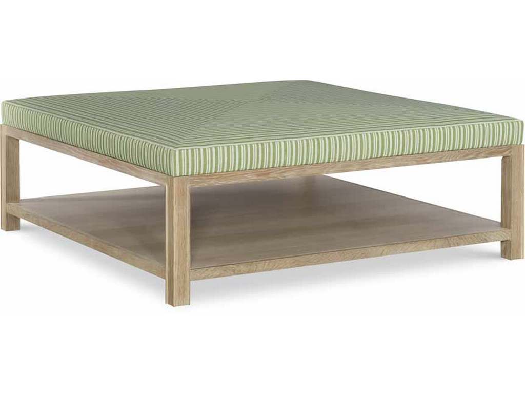 Highland House 1401-48P  Franco 48 inch Square Cocktail Ottoman Plain Top