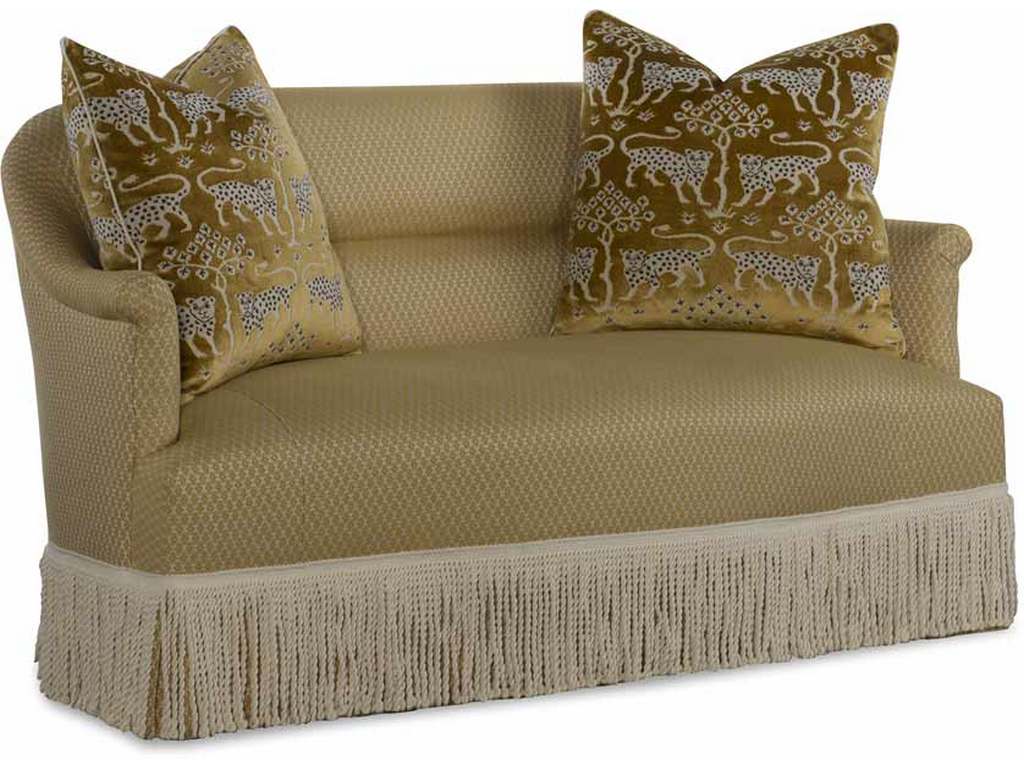Highland House 1559-60  Romain Skirted Love Seat