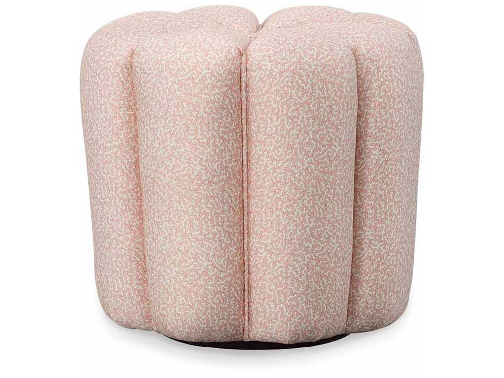 Highland House 1723-18SW  Petal Swivel Ottoman