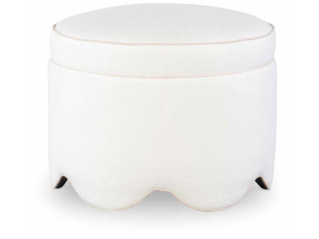 Highland House 1733-23  Suzie Scalloped Ottoman