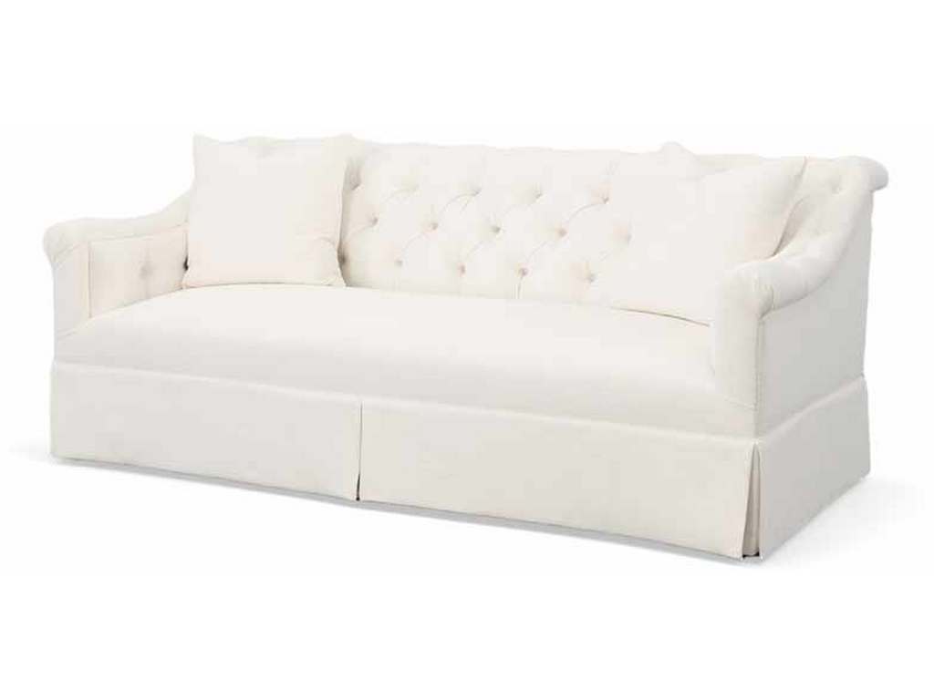 Highland House 2103-82  Elizabeth Tufted Skirted Sofa