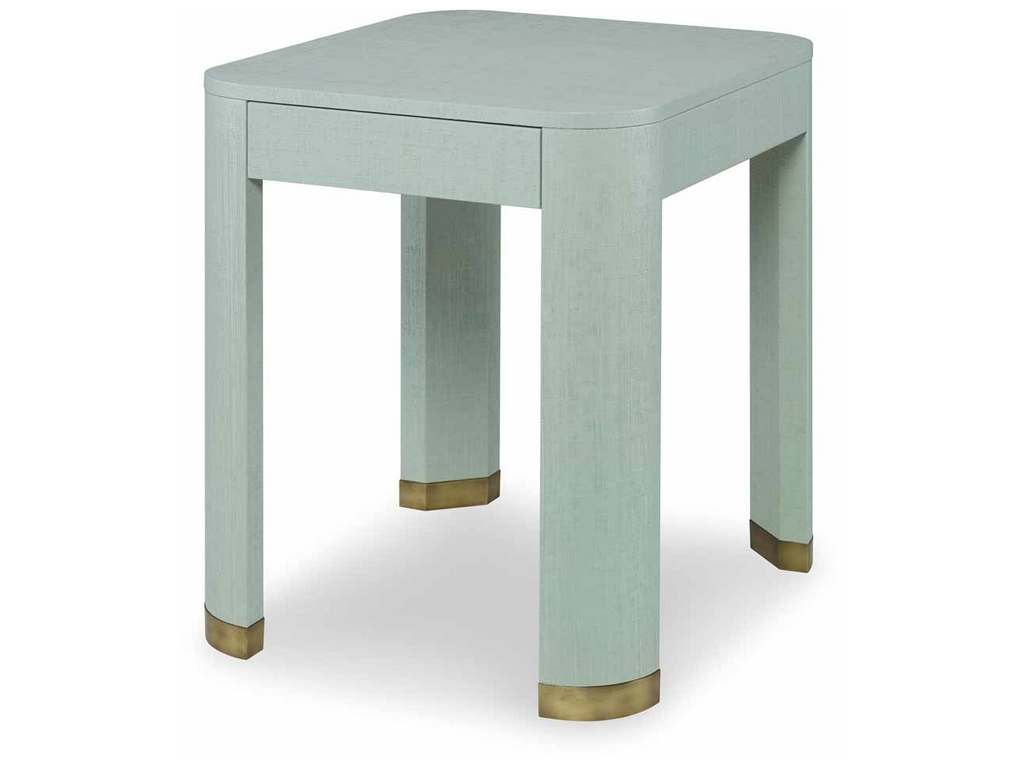 Highland House HH19-618E  Willie Raffia End Table