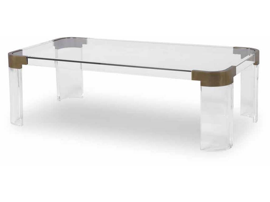 Highland House HH19-636C-AS  Carlson Acrylic Cocktail Table