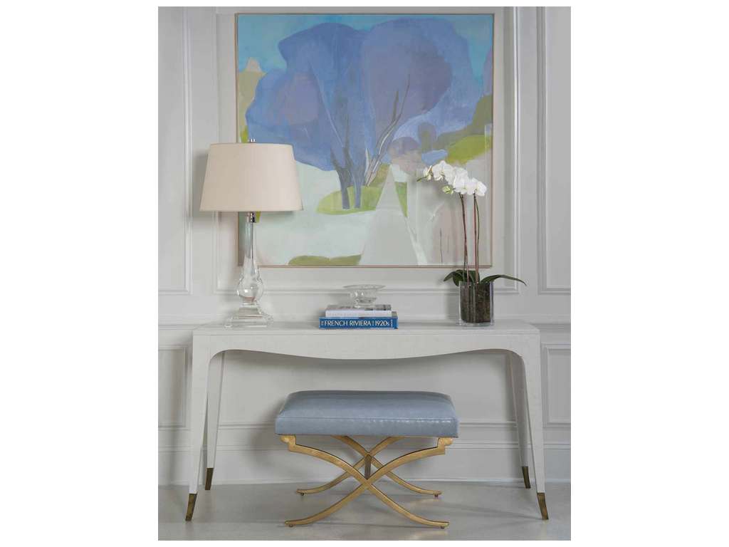 Highland House HH19-750S Clayton Raffia Console Highland House HH19-750S Clayton Raffia Console