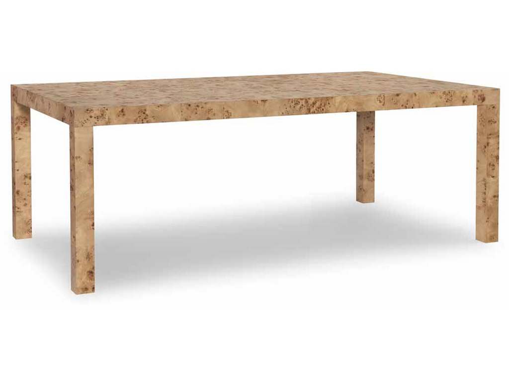 Highland House HH26-114  Parsons Burl Dining Table