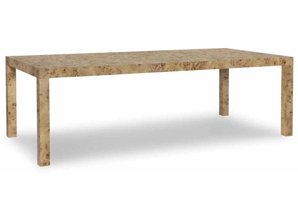 Highland House HH26-116  Parsons Burl Dining Table