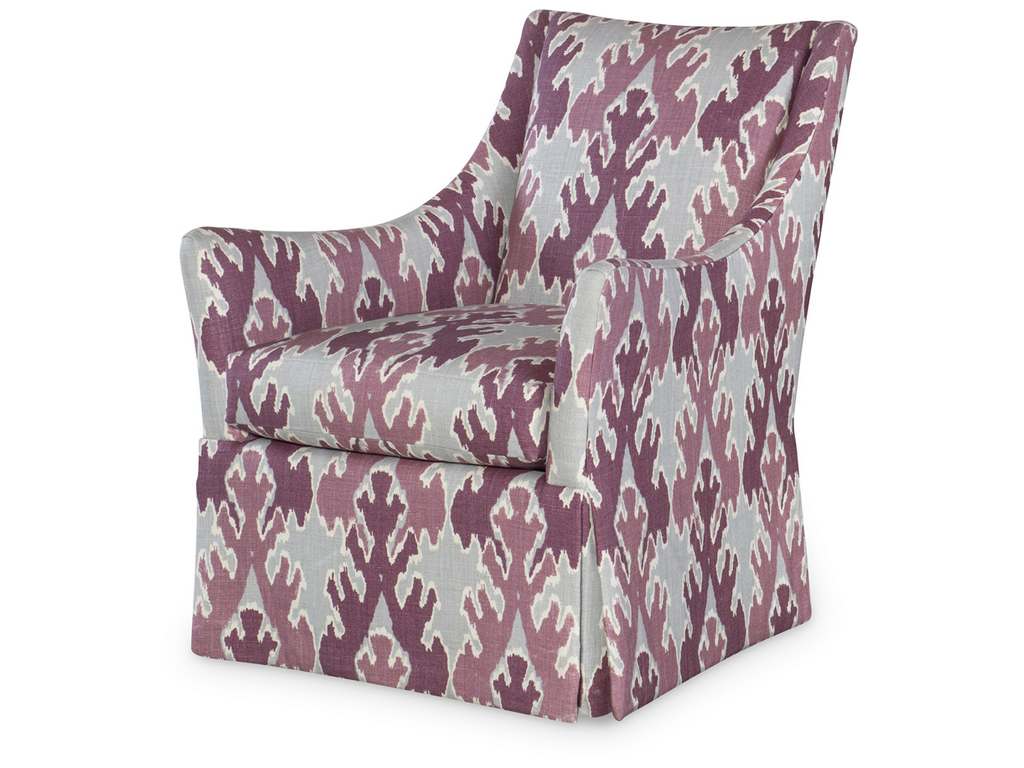 Highland House 1731SW  Lyric Skirted Swivel Chair