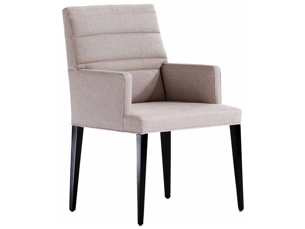 Jessica Charles 1114  Sabrina Arm Quilted Dining Chair