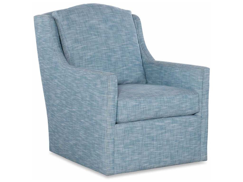 Jessica Charles 5799-T-S Carrie Track Arm Swivel Chair