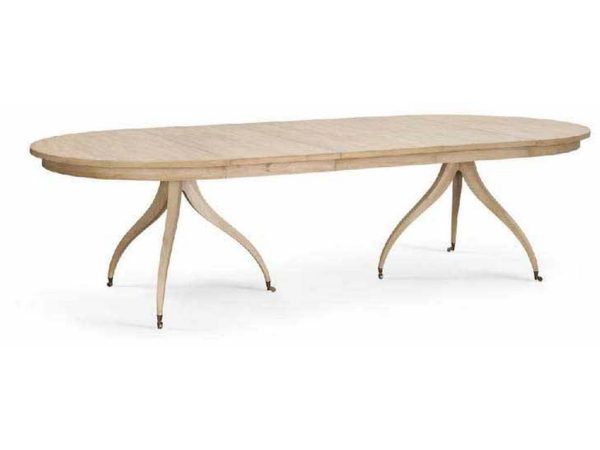 Jonathan Charles 003-2-H61-BLW Timeless Solar Spider Leg Dining Table