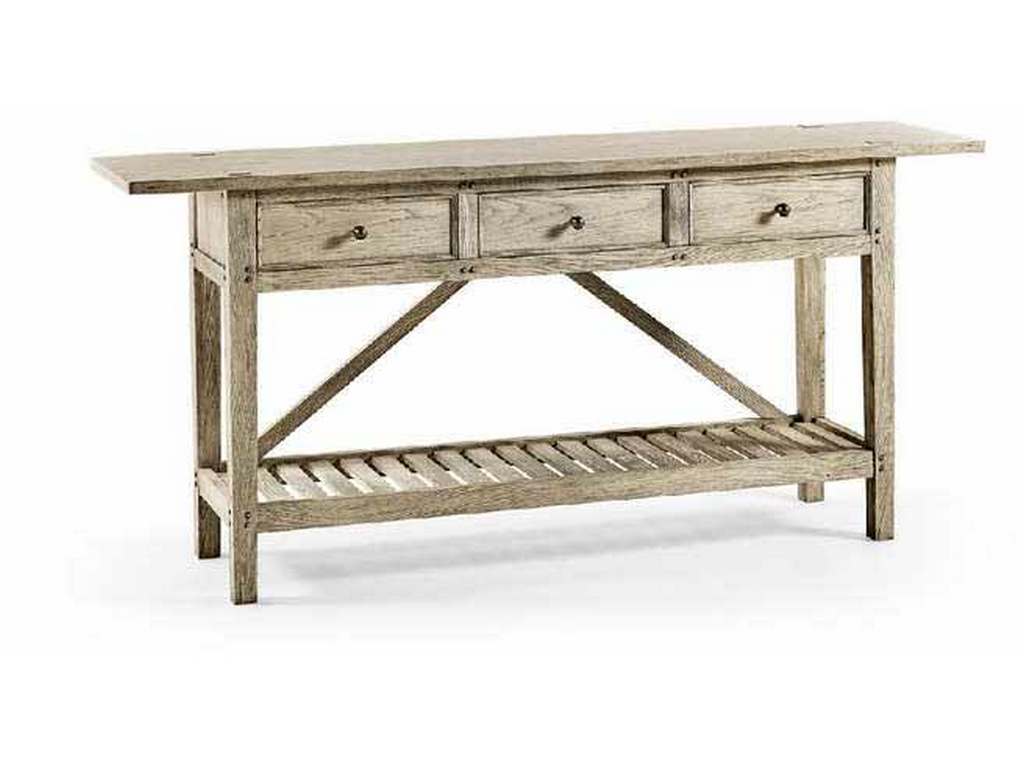 Jonathan Charles 003-3-AT0-BLC Inclination Rustic French Console