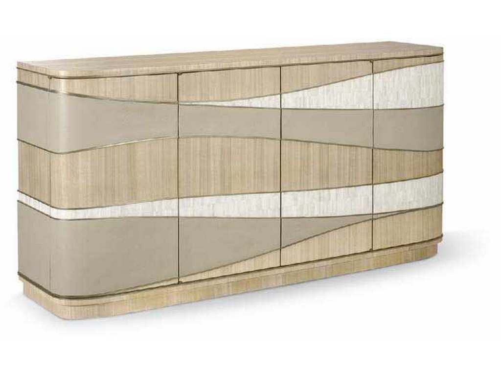 Jonathan Charles 001-2-M20-BON Water Breaker Mixed Media Credenza