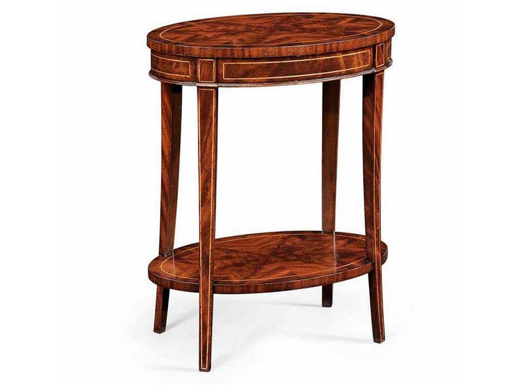 Jonathan Charles 494288 JC Traditional Mahogany Oval Lamp Table