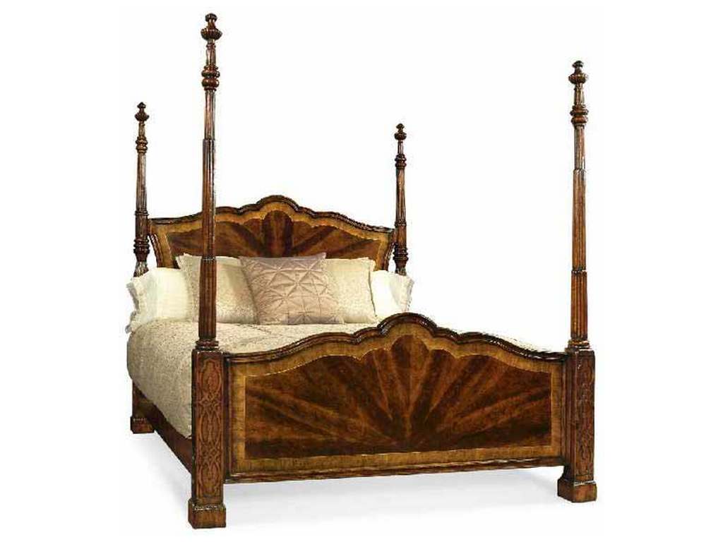Jonathan Charles 493801-USK-MAH Four Poster Mahogany US King Bed