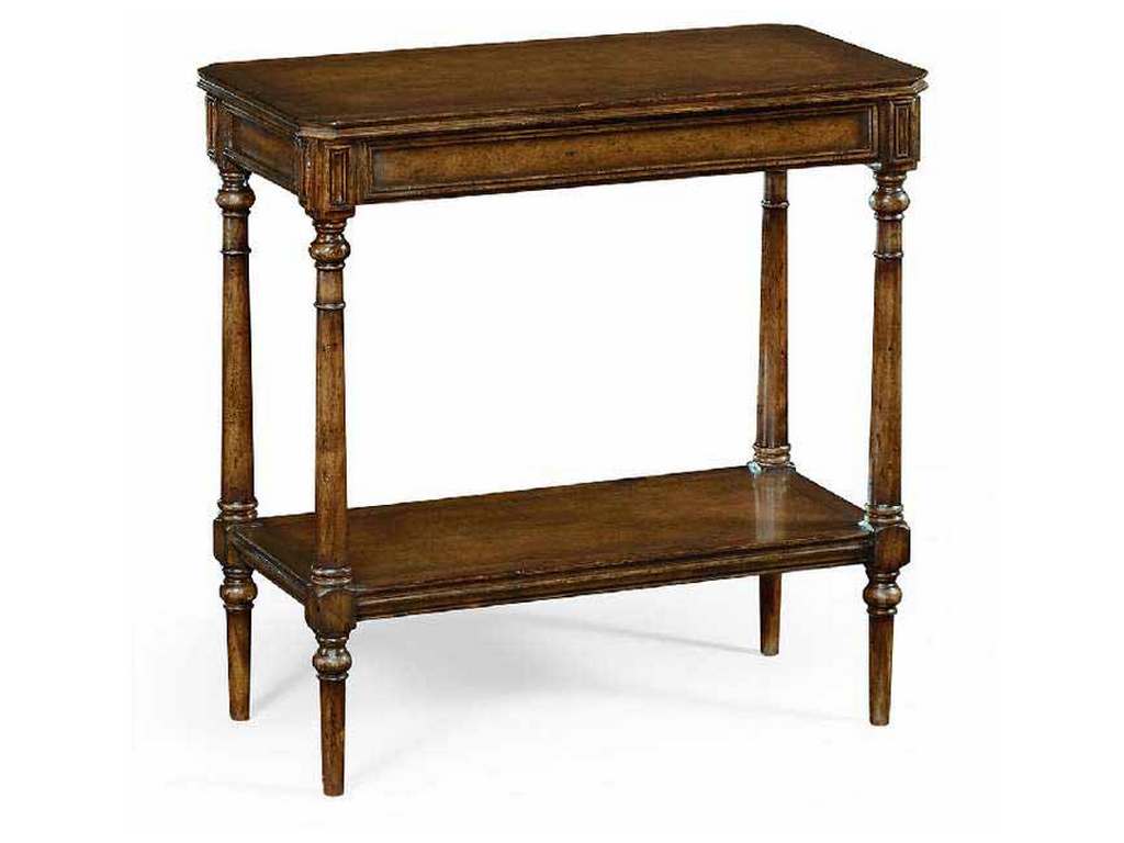 Jonathan Charles 494602-WAL Country Living Style Walnut Side Table