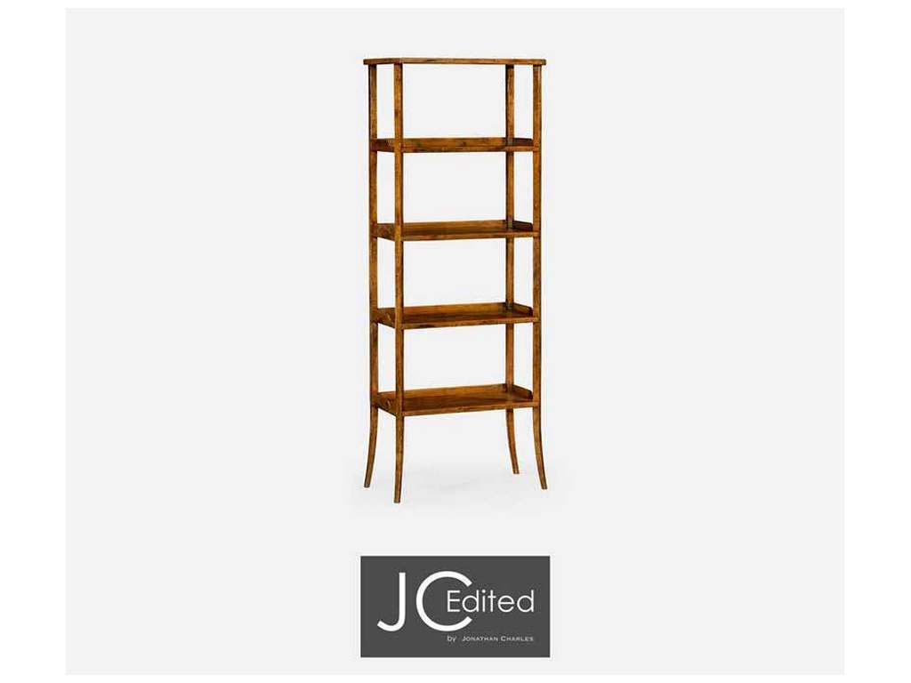 Jonathan Charles 491100-CFW Casual Four Tier Etagere