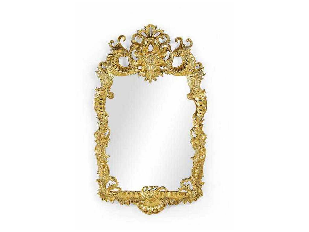 Jonathan Charles 494372-GIL Finely Carved and Gilded Rococo Style Mirror