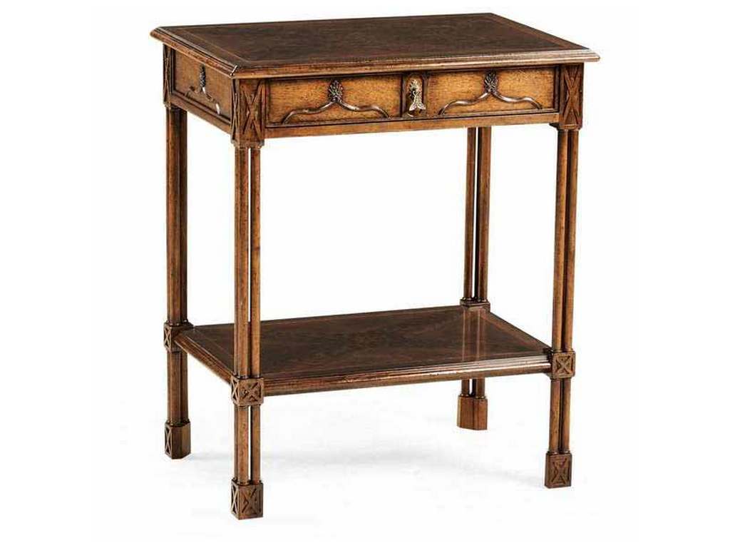Jonathan Charles 493497-DCW Buckingham Chippendale Gothic Side Table