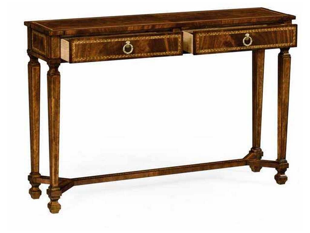 Jonathan Charles 494846-MAH Buckingham Empire Mahogany Console Table