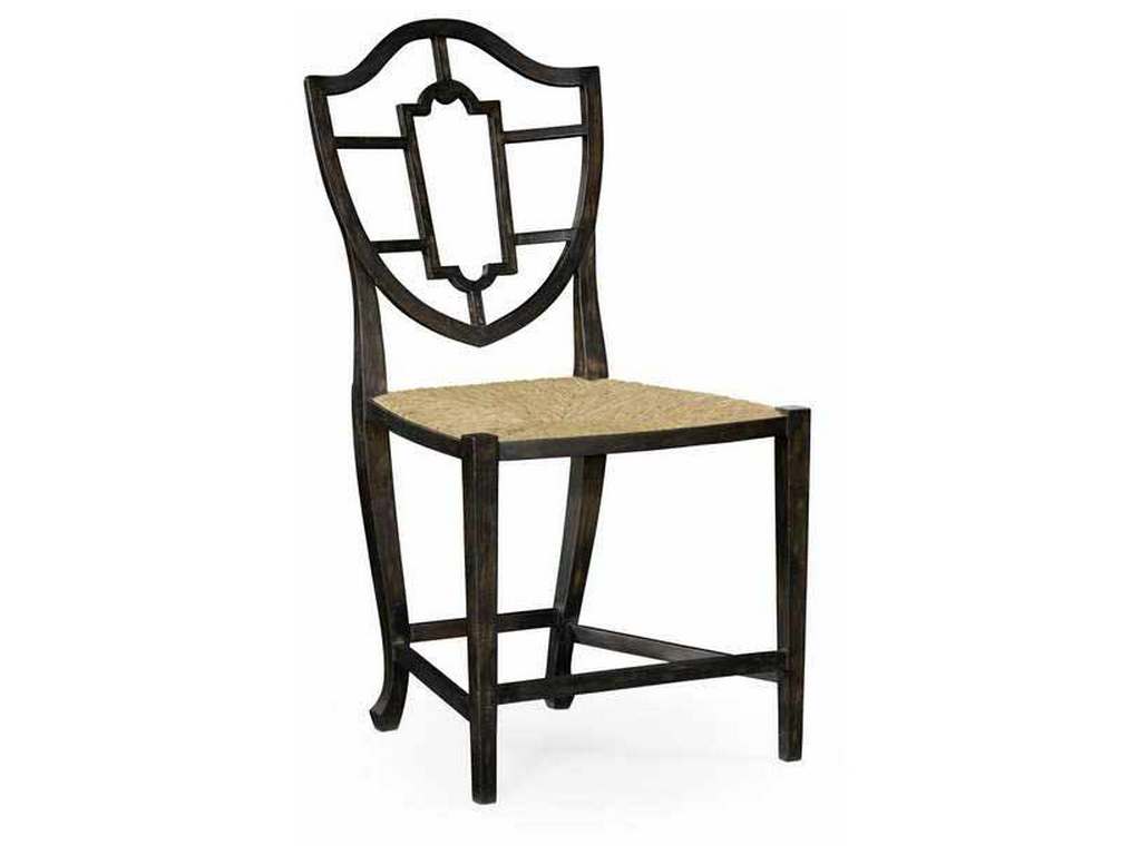 Jonathan Charles 530002-SC-CHW William Yeoward Aveburn Charcoal Wash Side Chair