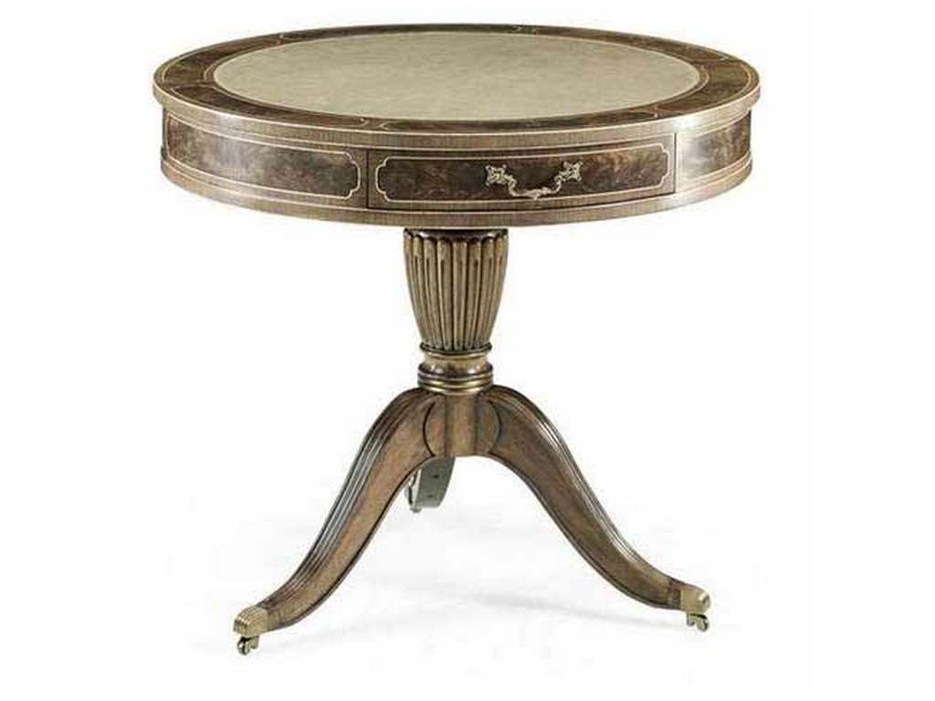 Jonathan Charles 492611-MBL-L030 JC Traditional Bleached Mahogany Drum Table