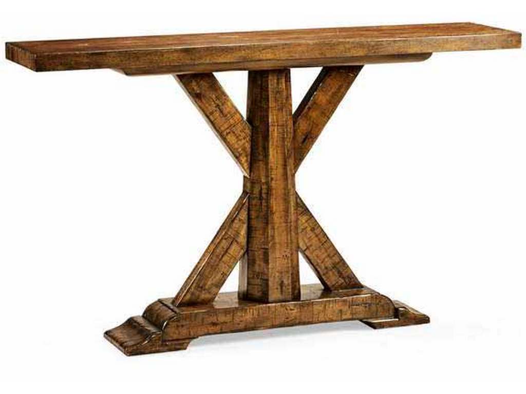 Jonathan Charles 491057-CFW Casual Rectangular Console Table Jonathan Charles 491057-CFW Casual Rectangular Console Table