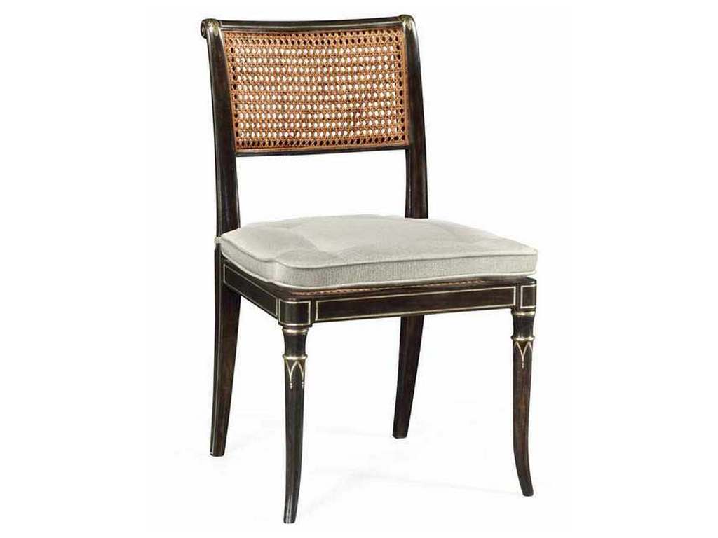 Jonathan Charles 530121-SC-CHW Linden Charcoal Wash Dining Side Chair Jonathan Charles 530121-SC-CHW Linden Charcoal Wash Dining Side Chair