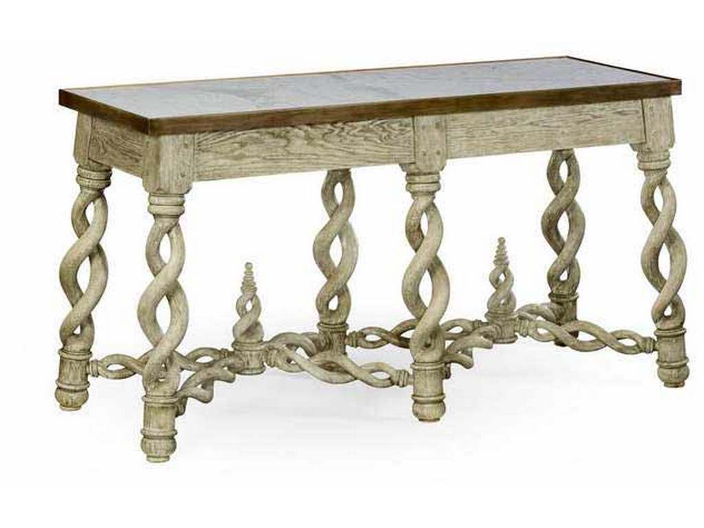 Jonathan Charles 530013-GYO Purbeck Grey Oak Console