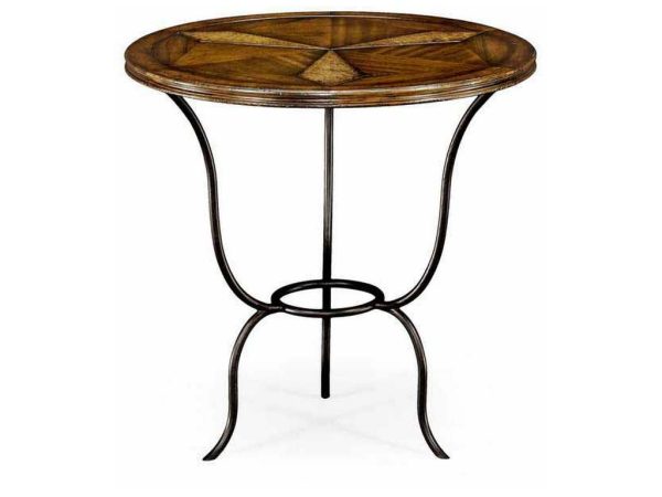Jonathan Charles 494078-WAL JC Casual Walnut Bistro Table