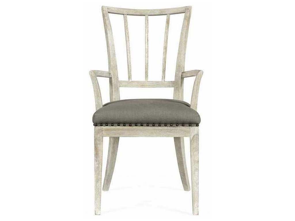 Jonathan Charles 530204-AC-WAA William Yeoward Bywater Washed Acacia Carver Arm Chair Jonathan Charles 530204-AC-WAA William Yeoward Bywater Washed Acacia Carver Arm Chair