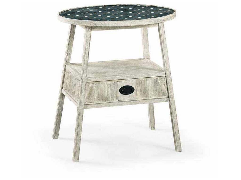 Jonathan Charles 530124-WAA Bywater Washed Acacia Side Table