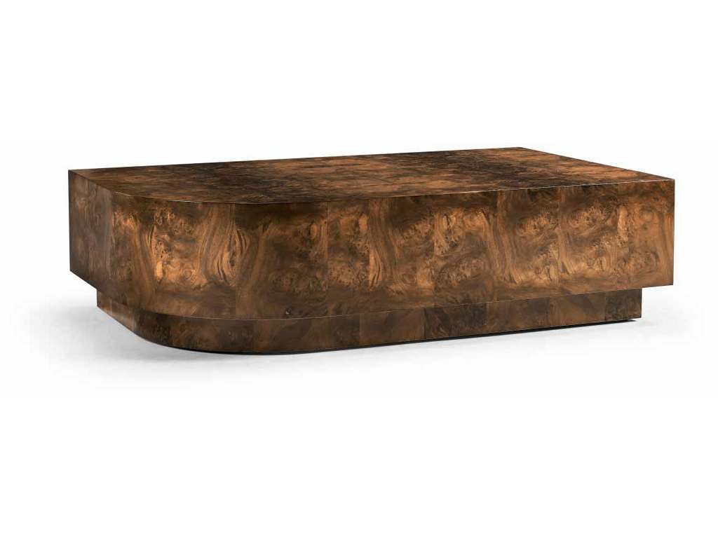 Jonathan Charles 007-3-AL1-WBL Jacques Radius Cocktail Table