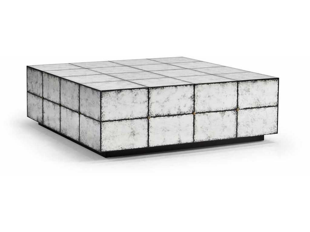 Jonathan Charles 007-3-BL0-EGL Luna Square Cocktail Table