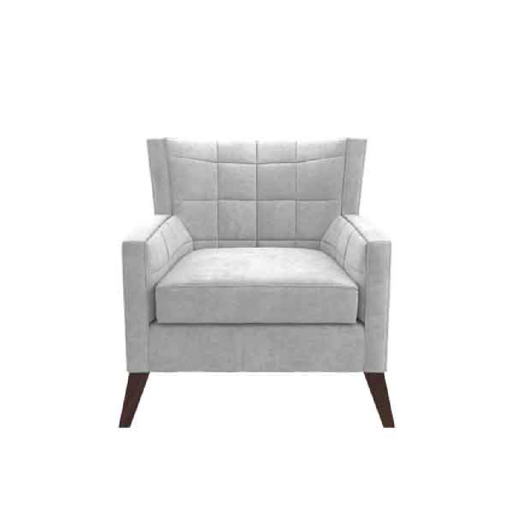 Kellex HC09429-05 Guy Lounge Chair With Buttonless Tufts