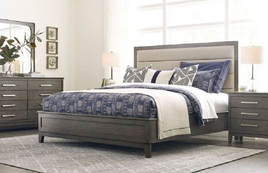 Kincaid 863-326P Cascade Ross King Upholstered Panel Bed Complete Kincaid 863-326P Cascade Ross King Upholstered Panel Bed Complete