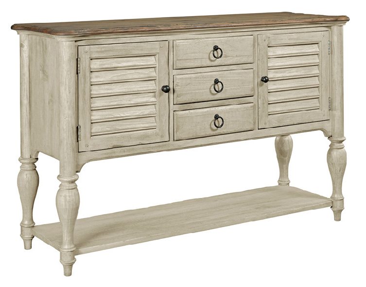 Kincaid 75-090 Weatherford Edisto Sideboard Cornsilk