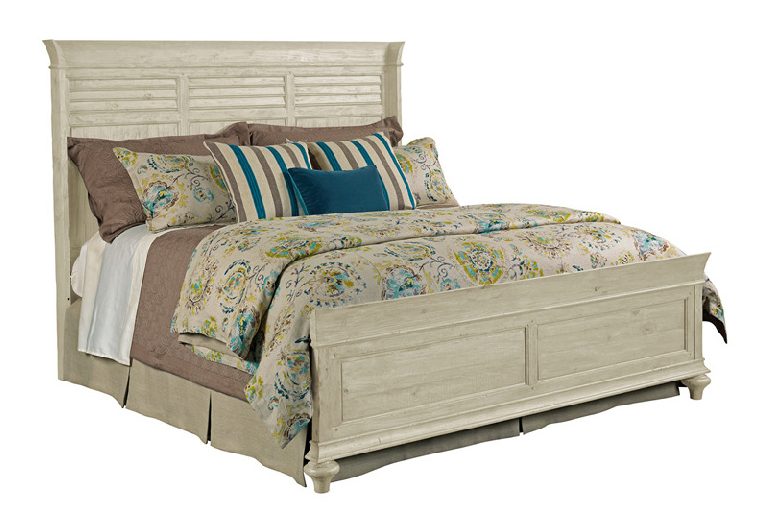 Kincaid 75-130P Weatherford Shelter Bed Queen Cornsilk