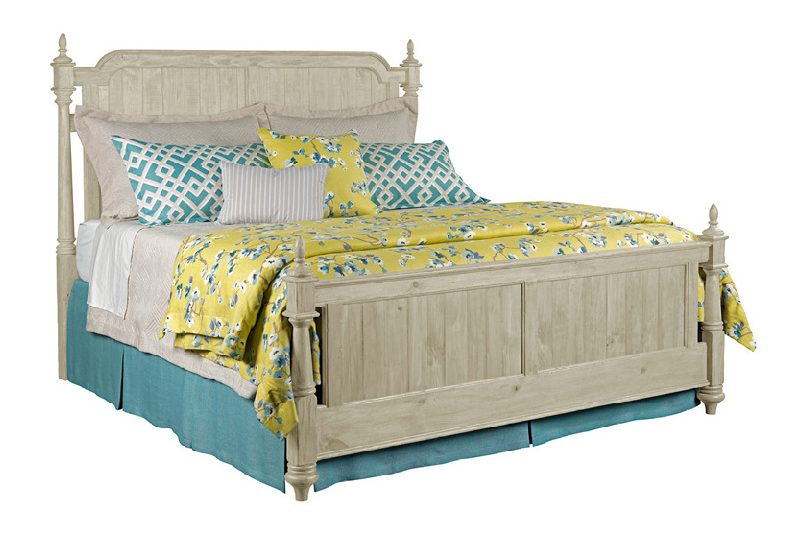 Kincaid Furniture 75-136P Weatherford Westland Bed King Cornsilk
