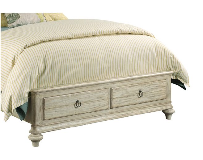 Kincaid 75-138R Weatherford Storage Footboard Queen Cornsilk