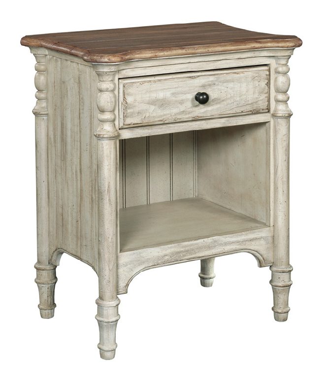 Kincaid 75-143 Weatherford Open Nightstand Cornsilk