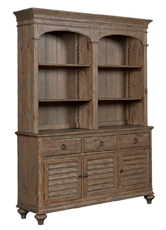 Kincaid 76-079p Weatherford Hastings Open Hutch and Buffet