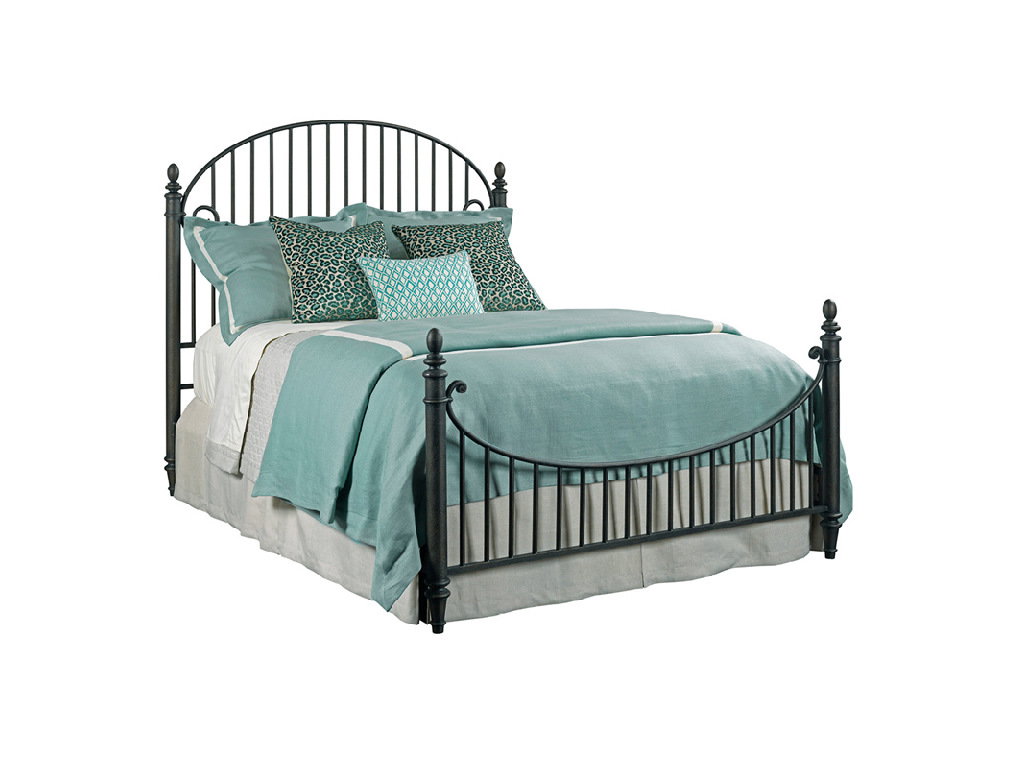 Kincaid 75-125P Weatherford Catlins Metal Bed Queen Cornsilk