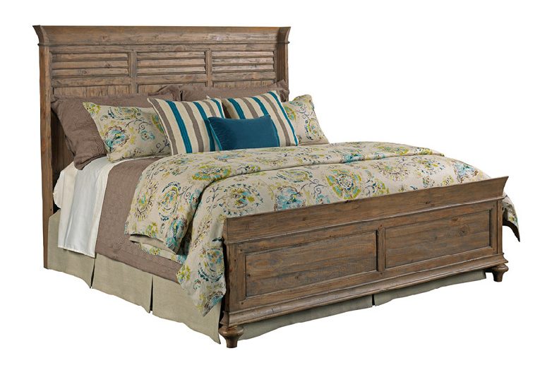 Kincaid 76-130P Weatherford Shelter Bed Queen Heather