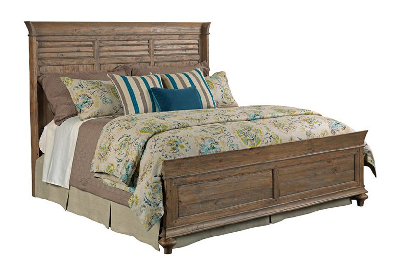 Kincaid 76-131 Weatherford Shelter Bed Cal King Heather