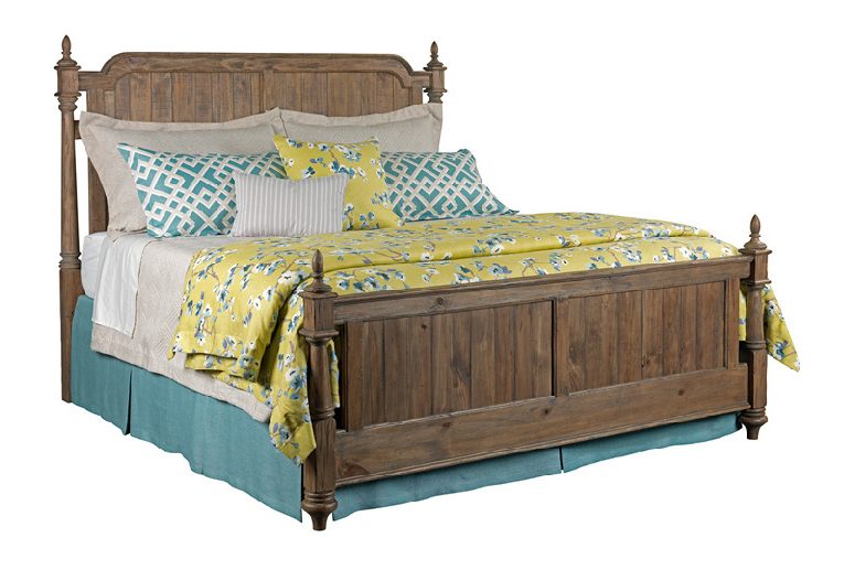 Kincaid Furniture 76-135P Weatherford Westland Bed Queen Heather