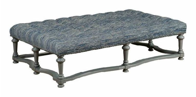 Kincaid UPH-146-03 Cocktail Ottoman Rectangular Tufted