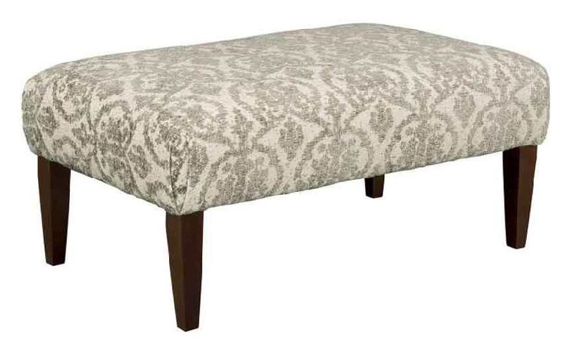 Kincaid UPH-OTT1-02 Medium Cocktail Ottoman Tapered Leg