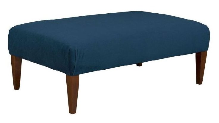 Kincaid UPH-OTT1-01 Large Cocktail Ottoman Tapered Leg