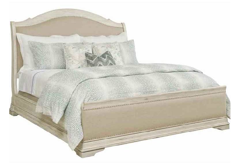 Kincaid 020-327P Selwyn Kelly Upholstered Sleigh California King Bed Complete