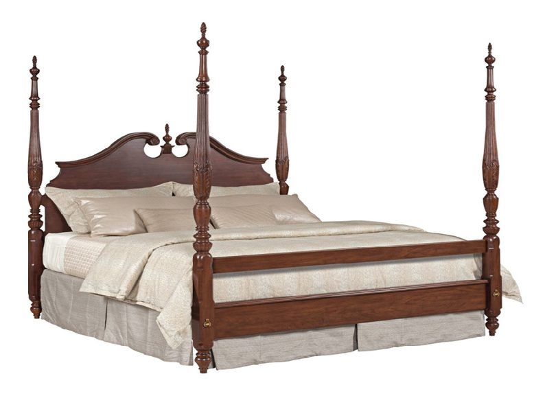 Kincaid 607-324P Hadleigh Queen Rice Carved Bed
